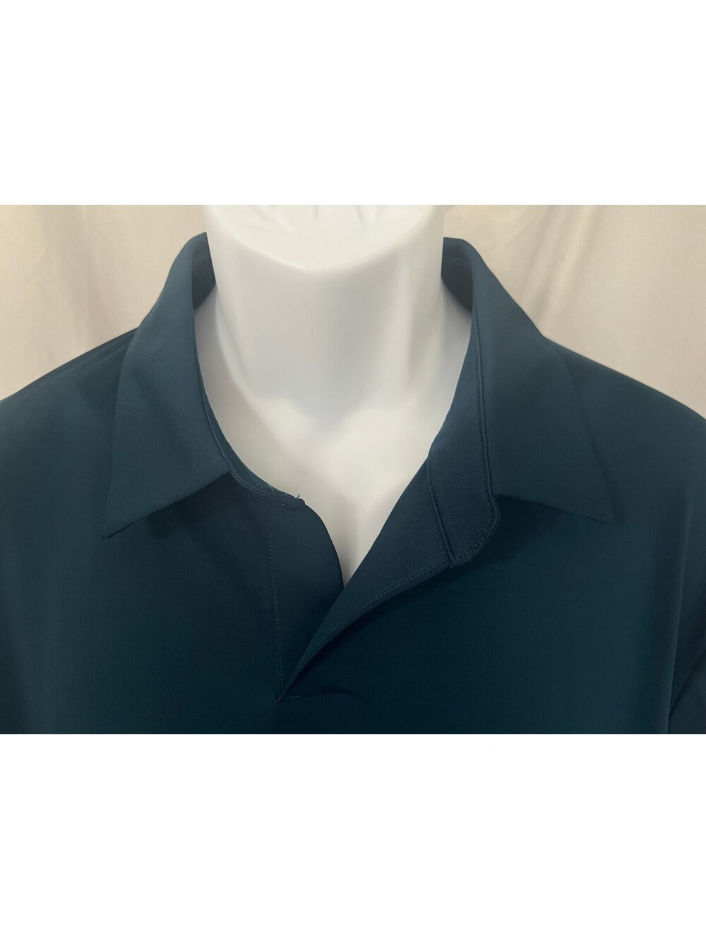 Lululemon Men's Dark Teal Short Sleeve Performance Golf Polo Shirt XL